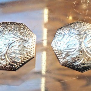 Sterling Silver clip on earrings